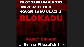 Poziv na blokadu Filozofskog